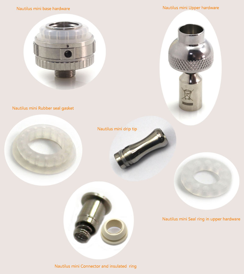 Aspire Mini Nautilus replacement Upper Hardware